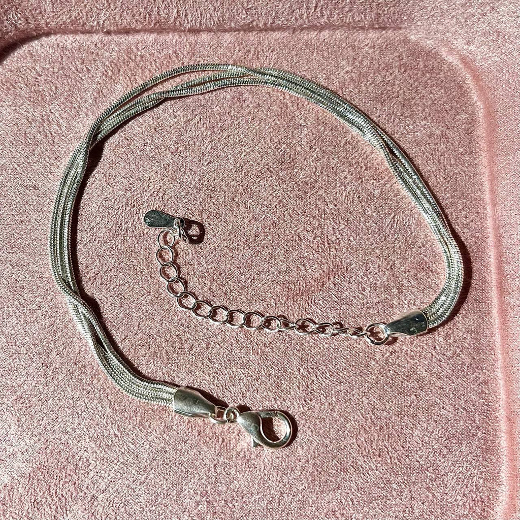 Triple Layer Silver Bracelet
