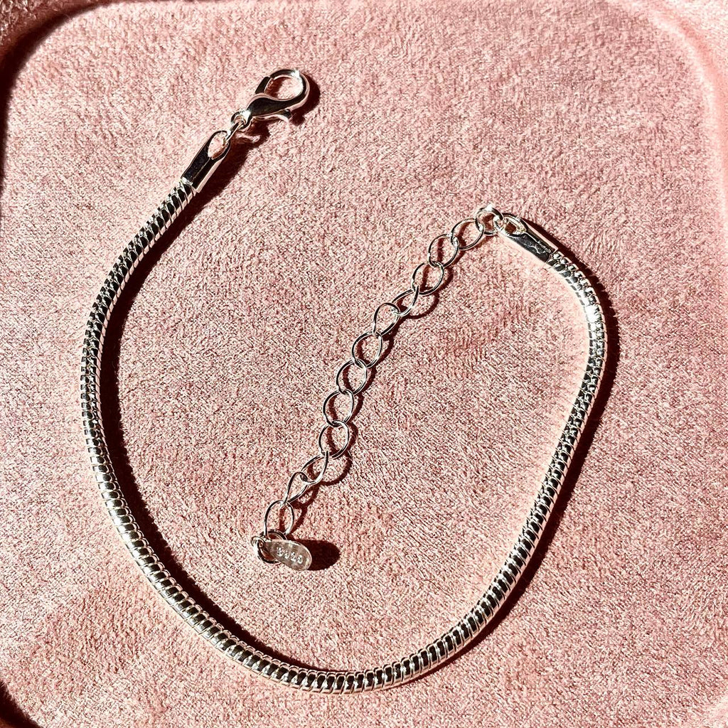 Classic Silver Snake Chain Bracelet