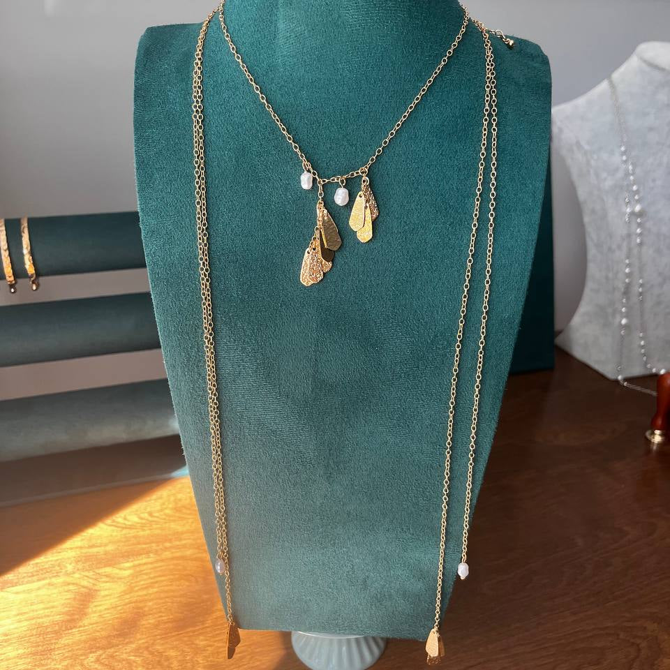 Bow Pendant Necklace – 71–80 cm